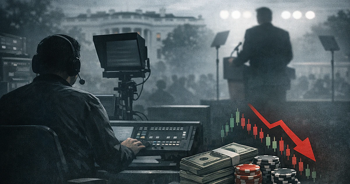 Featured image for: White House teleprompter operator hit with $173,000 penalty for insider trading on Trump speech bets